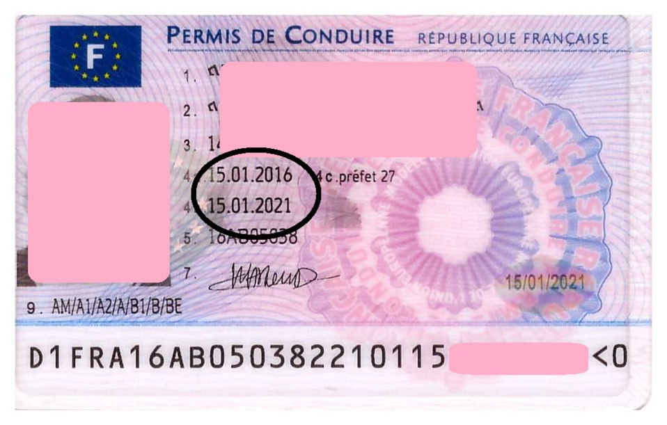 permis de conduire expirer